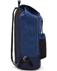 blauer Segeltuch Rucksack von Porter