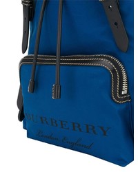 blauer Segeltuch Rucksack von Burberry
