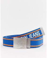 blauer Segeltuchgürtel von Calvin Klein Jeans