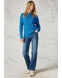 blauer Strick Pullover von Cecil
