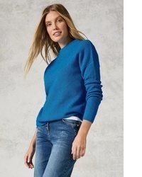 blauer Strick Pullover von Cecil