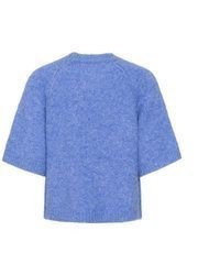 blauer Strick Pullover von Kaffe