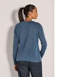 blauer Strick Pullover von Madeleine