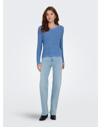 blauer Strick Pullover von Only