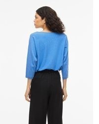 blauer Strick Pullover von Vila