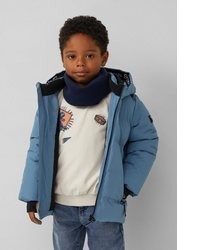 blauer Strick Schal von s.Oliver