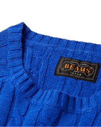 blauer Strickpullover von Beams