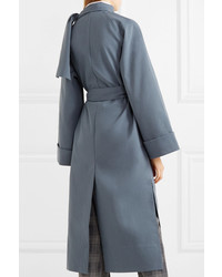 blauer Trenchcoat von Rejina Pyo