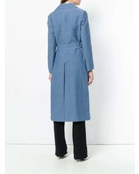 blauer Trenchcoat von Tagliatore