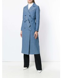 blauer Trenchcoat von Tagliatore