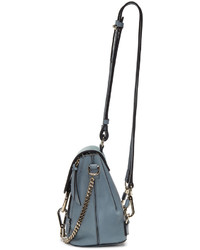 blauer Wildleder Rucksack von Chloé