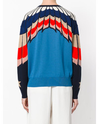 blauer Wollpullover von Stella McCartney