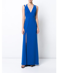 blaues Ballkleid von Halston Heritage