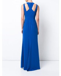 blaues Ballkleid von Halston Heritage