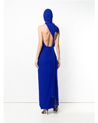 blaues Ballkleid von Versace