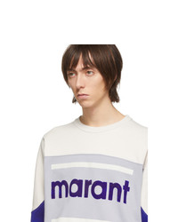 blaues bedrucktes Sweatshirt von Isabel Marant