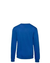 blaues bedrucktes Sweatshirt von Champion