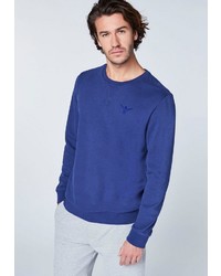 blaues bedrucktes Sweatshirt von Chiemsee