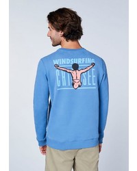 blaues bedrucktes Sweatshirt von Chiemsee