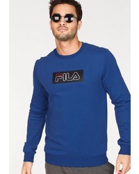 blaues bedrucktes Sweatshirt von Fila