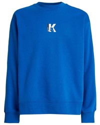 blaues bedrucktes Sweatshirt von KARL LAGERFELD JEANS