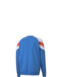 blaues bedrucktes Sweatshirt von Puma