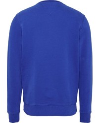 blaues bedrucktes Sweatshirt von Tommy Jeans