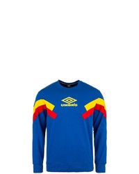 blaues bedrucktes Sweatshirt von Umbro