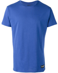 blaues bedrucktes T-shirt von Les (Art)ists