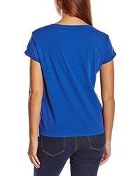 blaues bedrucktes T-shirt von Levi's