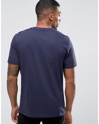 blaues bedrucktes T-shirt von Ben Sherman