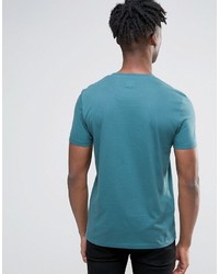 blaues bedrucktes T-shirt von Asos