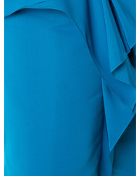 blaues besticktes Kleid von Marchesa