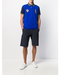 blaues besticktes Polohemd von Polo Ralph Lauren