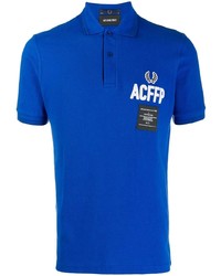blaues besticktes Polohemd von Fred Perry X Art Comes First