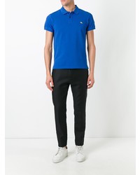 blaues besticktes Polohemd von Etro