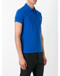 blaues besticktes Polohemd von Etro