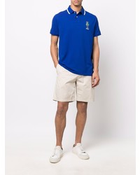 blaues besticktes Polohemd von Polo Ralph Lauren