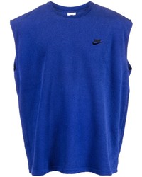 blaues besticktes Trägershirt von Nike