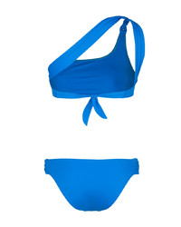blaues Bikinioberteil von TARA MATTHEWS