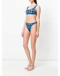 blaues Bikinioberteil von Sian Swimwear
