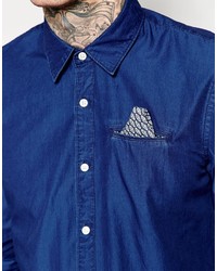 blaues Businesshemd von Scotch & Soda