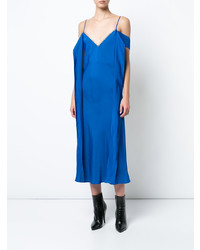 blaues Camisole-Kleid aus Satin von Ellery