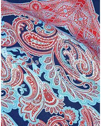blaues Einstecktuch mit Paisley-Muster von Ted Baker