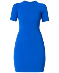 blaues figurbetontes Kleid von Alexander Wang