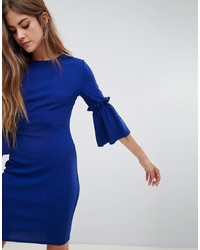 blaues figurbetontes Kleid von AX Paris