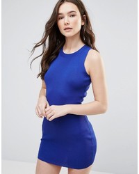 blaues figurbetontes Kleid von Glamorous