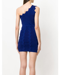 blaues figurbetontes Kleid von David Koma