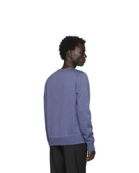 blaues Fleece-Sweatshirt von Ralph Lauren Purple Label