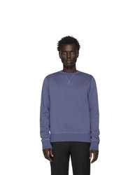 blaues Fleece-Sweatshirt von Ralph Lauren Purple Label
